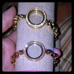 Origami Owl locket bracelet